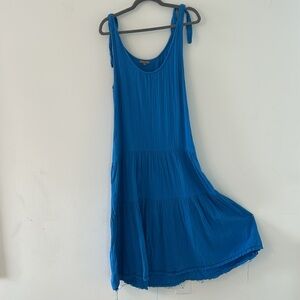 Lilla P Vibrant Blue Maxi Dress